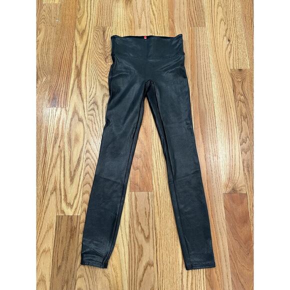 SPANX Faux Leather Leggings - Reptile Pattern - Picture 1 of 2